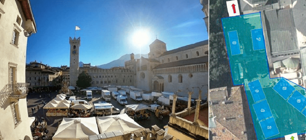 Coronavirus, entrate e uscite obbligate e distanze minime, ecco come funzionerà il mercato del giovedì a Trento